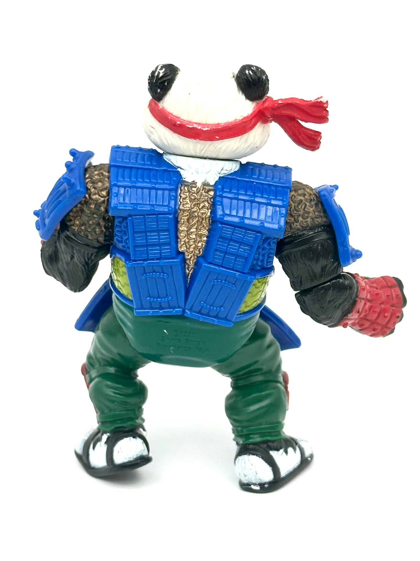Vintage 1990 TMNT Panda Khan Action Figure – Near Complete Original Playmates Release