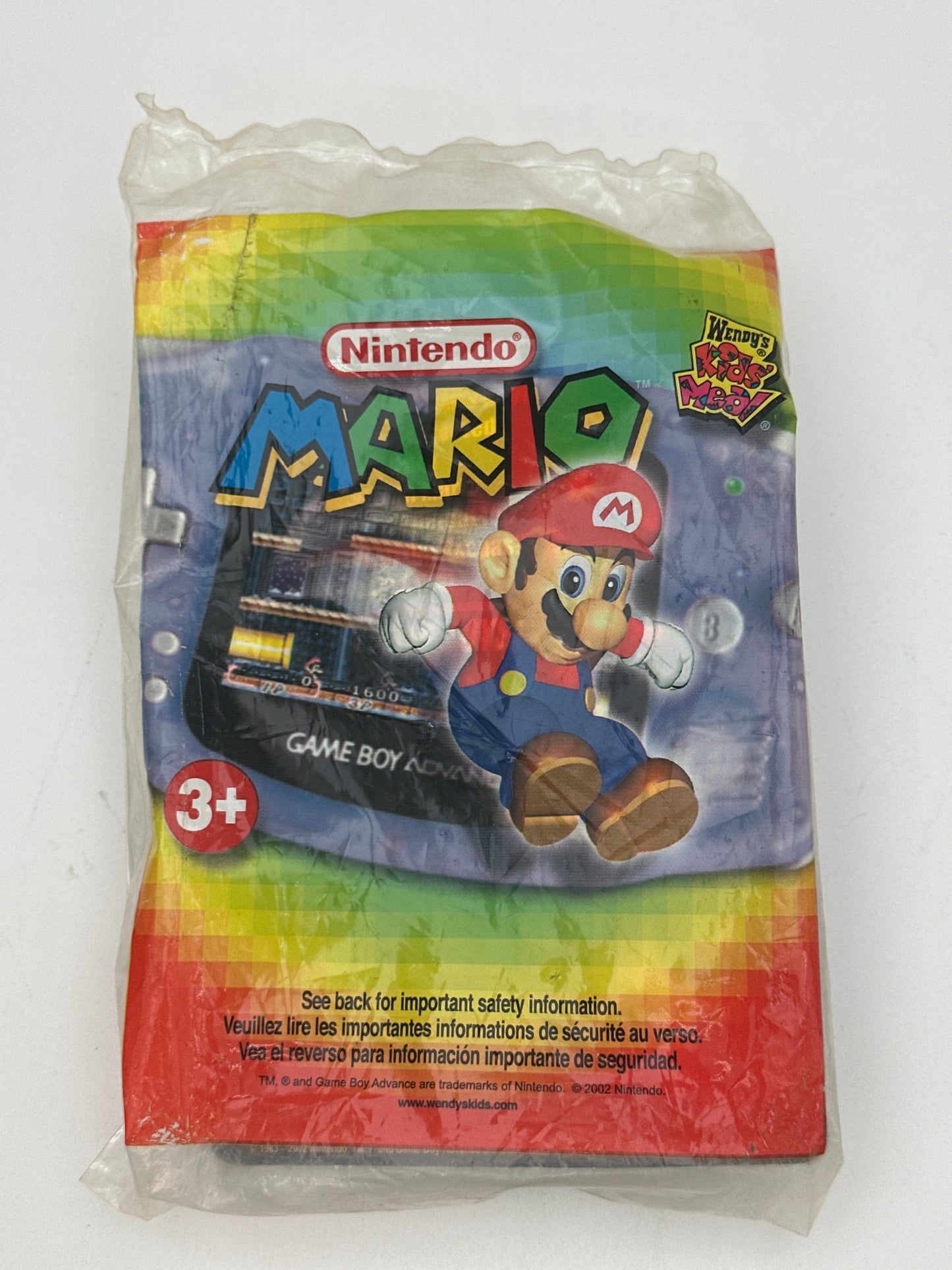 Wendy’s Kids' Meal Super Mario World Nintendo Game Boy Advance Figure Toy Sealed