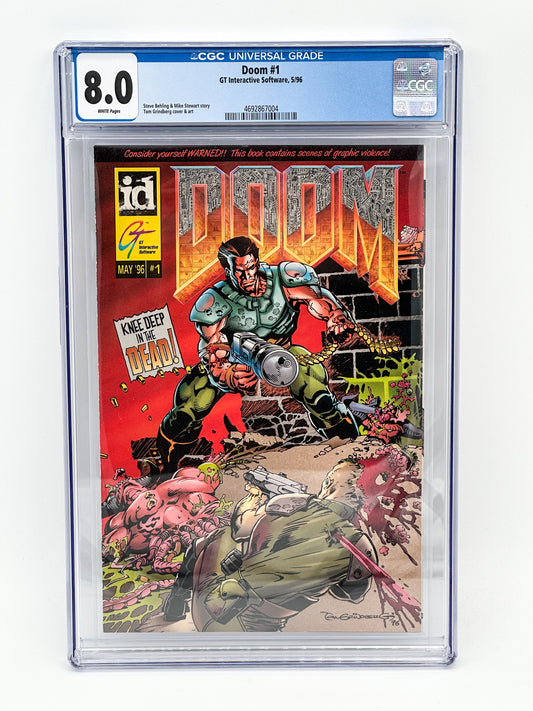 RARE Doom #1 CGC Graded + Doom ID Software Anthology Collector Box