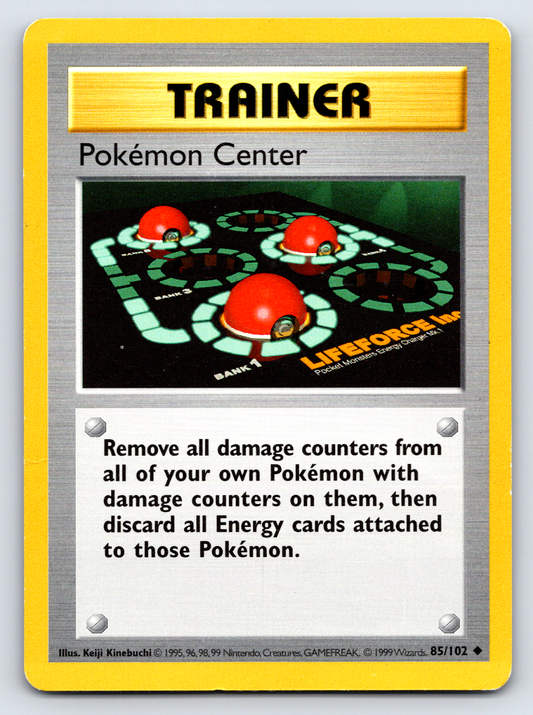 Pokémon Trading Card Game Original Base Set 085/102 Pokémon Center Shadowless Card