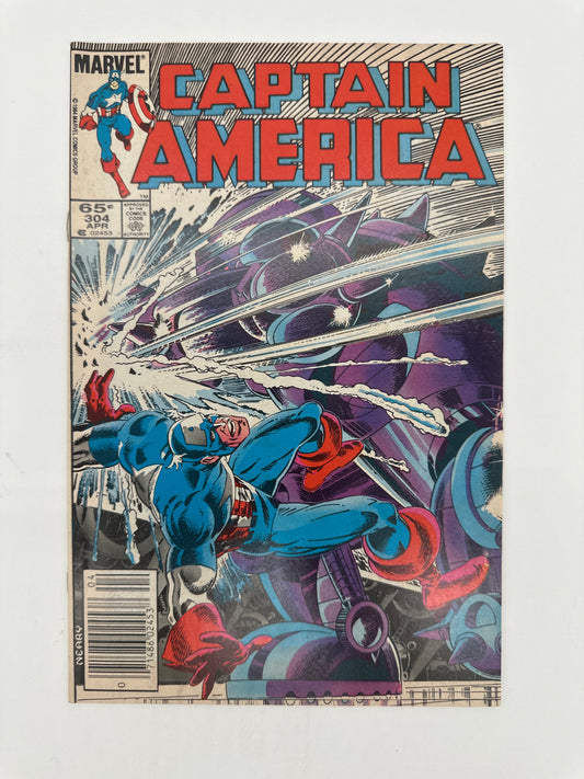 Captain America #304 Newsstand VF/NM