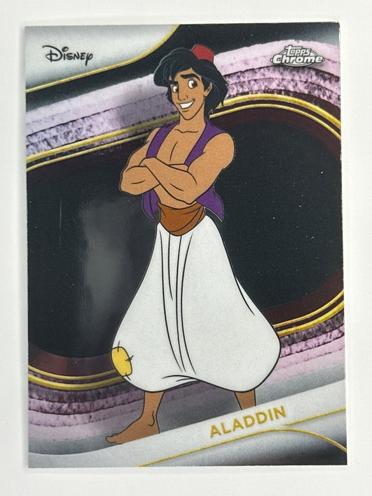 2025 Topps Disney Chrome 184 Aladdin Base Card