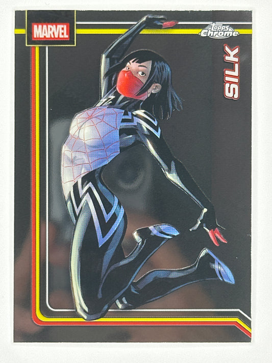 2026 Topps Marvel Chrome 156 Silk Base Card