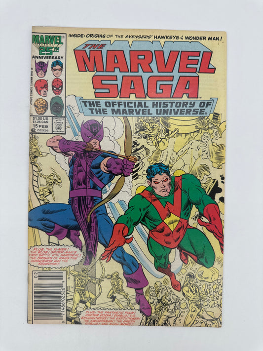 Marvel Saga #15 Newsstand VF/NM