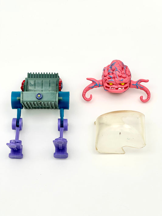 Vintage 1989 TMNT Krang with Walker Body Action Figure – Playmates Teenage Mutant Ninja Turtles