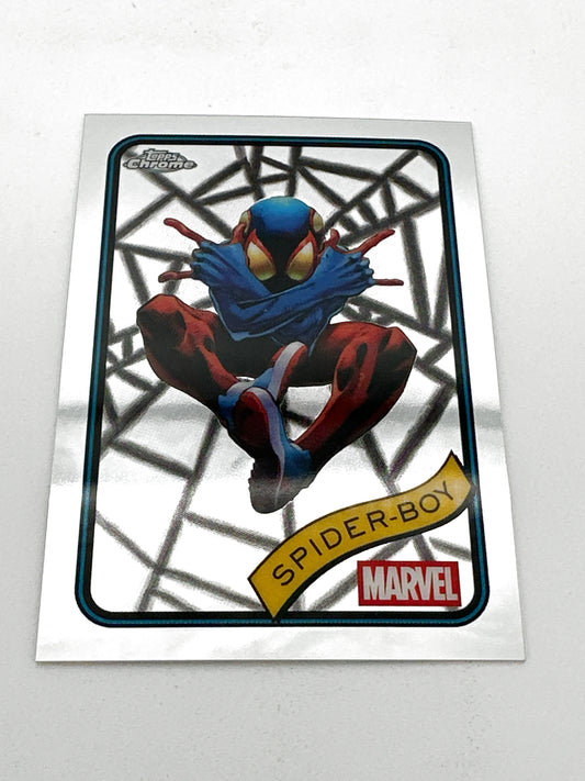 Marvel Topps Chrome Spider-Boy Base