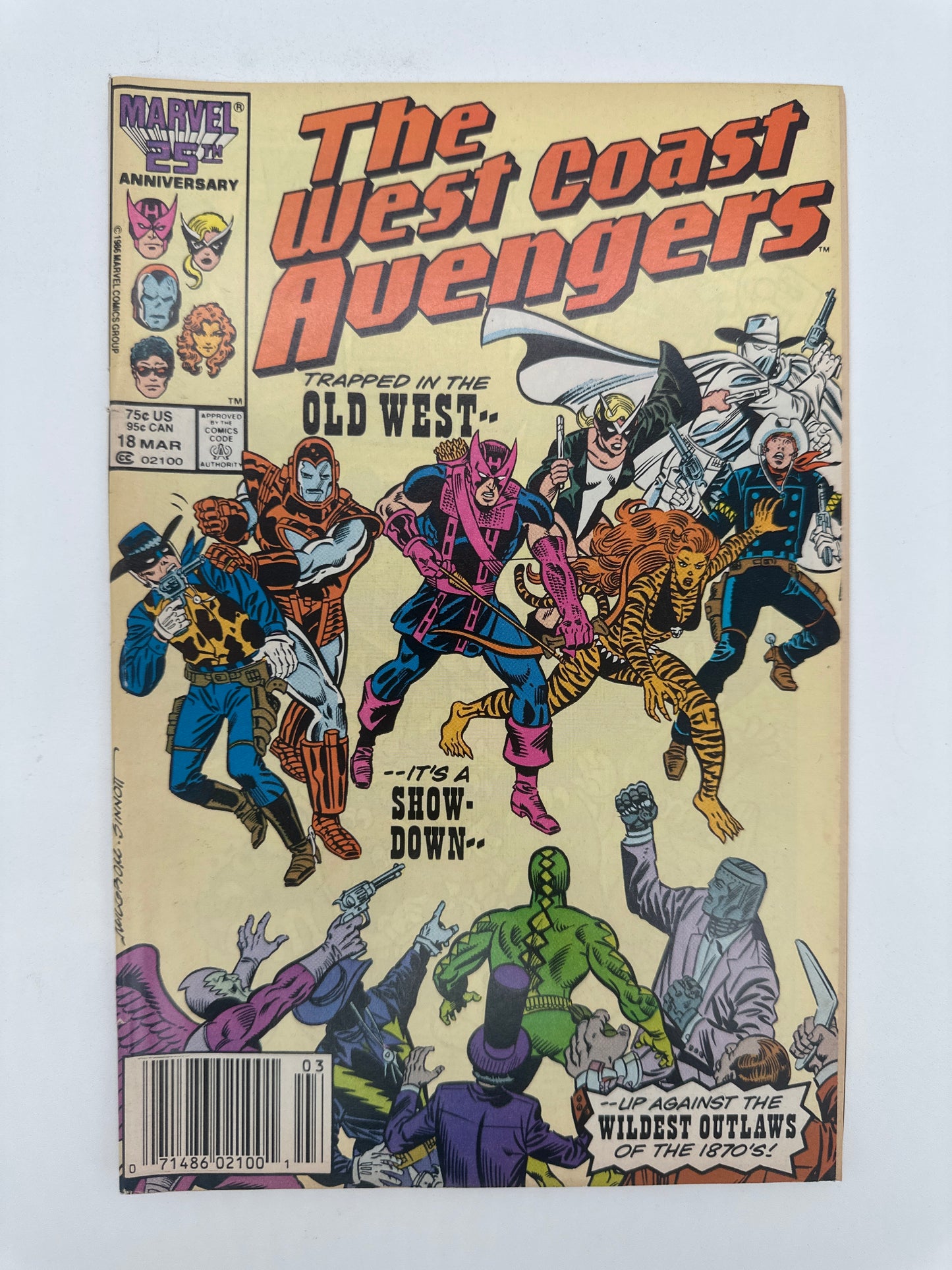 West Coast Avengers #18 Newsstand VG/FN