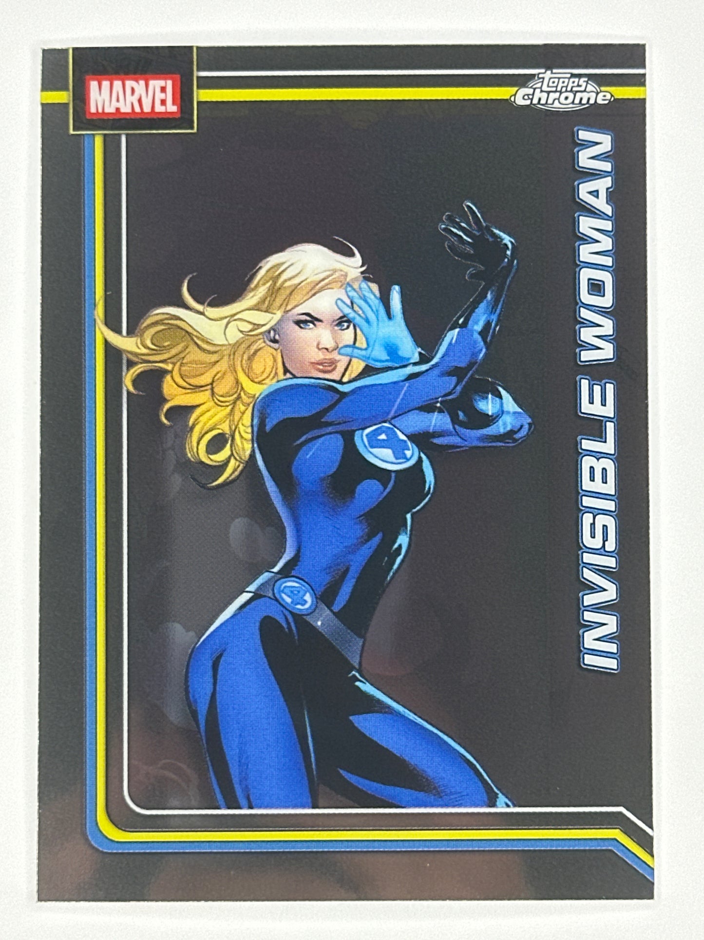 2026 Topps Marvel Chrome 055 Invisible Woman Base Card