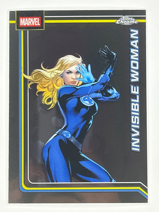 2026 Topps Marvel Chrome 055 Invisible Woman Base Card