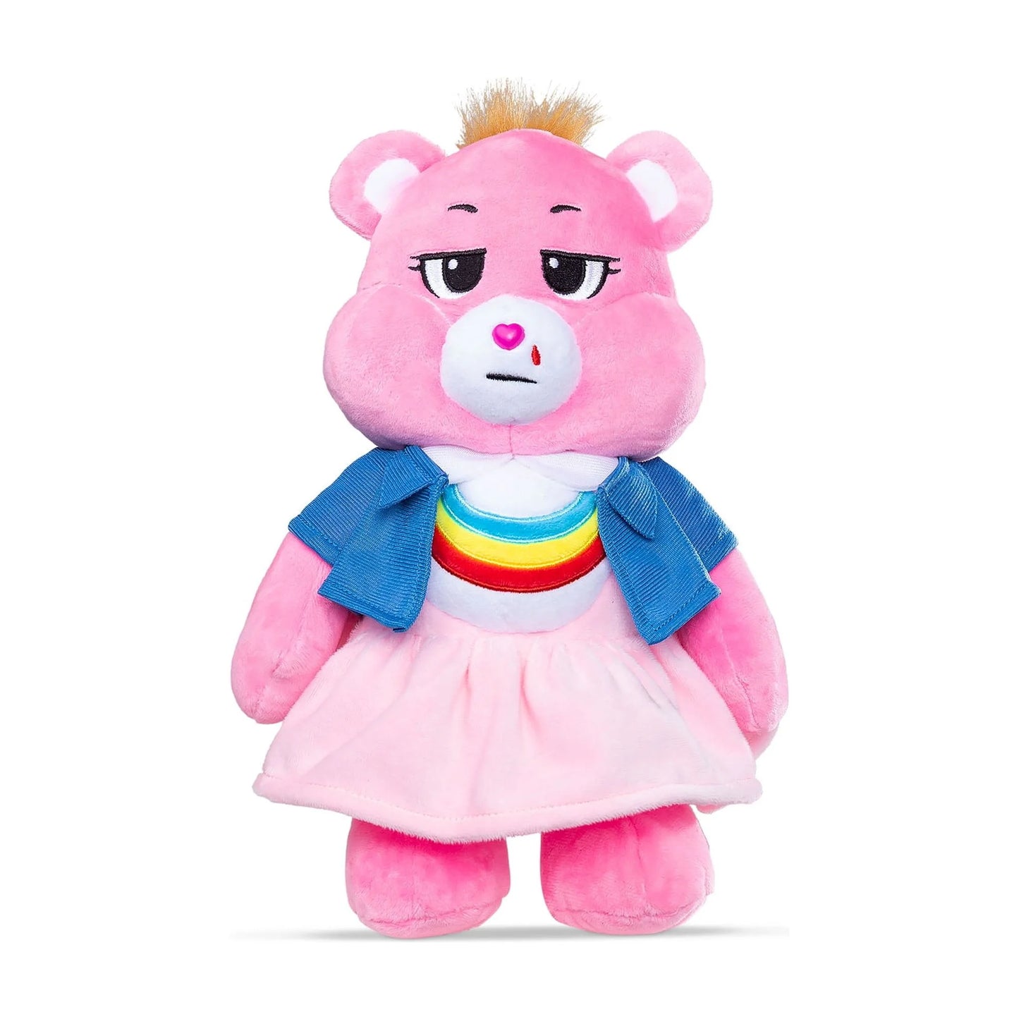 Netflix - Care Bears x Stranger Things Cheer Bear as Eleven, 12 Inch Plush