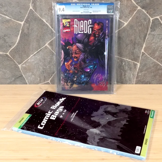 BCW Resealable Bags for Graded Comics – 9" x 14" (PACK OF 100)