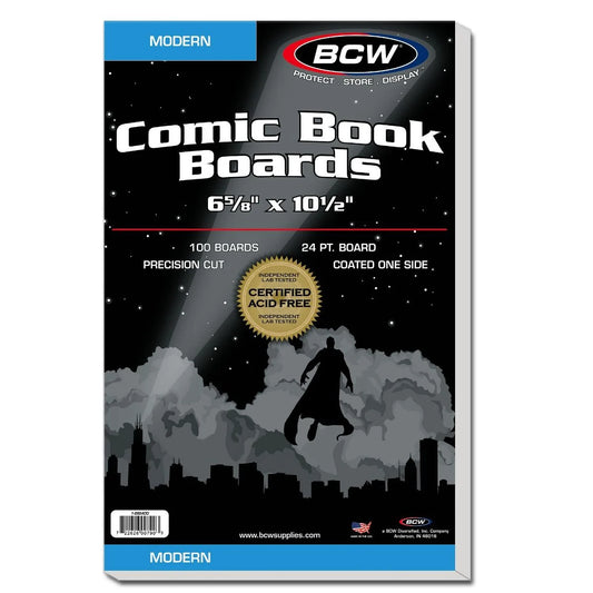 MODERN COMIC BACKING BOARDS (PACK OF 100)