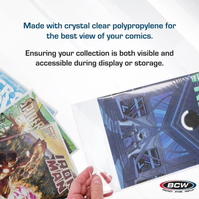 RESEALABLE CURRENT MODERN COMIC BAGS THICK (PACK OF 100)
