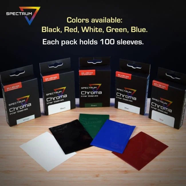 BCW Spectrum Chroma Inner Sleeves – Blue – 100 Count