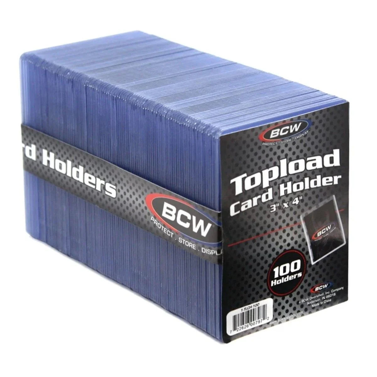 BCW Topload Card Holder 3x4 – Standard (100 Count)