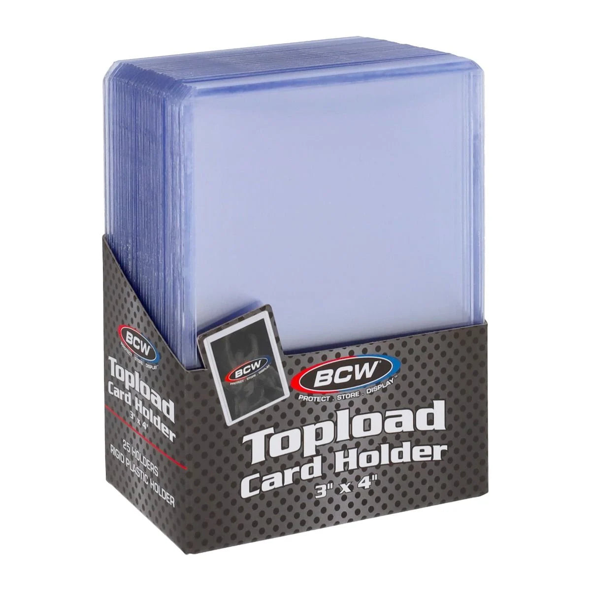 BCW Topload Card Holder 3x4 – Standard (25 Count)