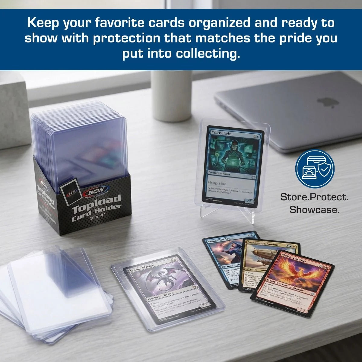 BCW Topload Card Holder 3x4 – Standard (25 Count)