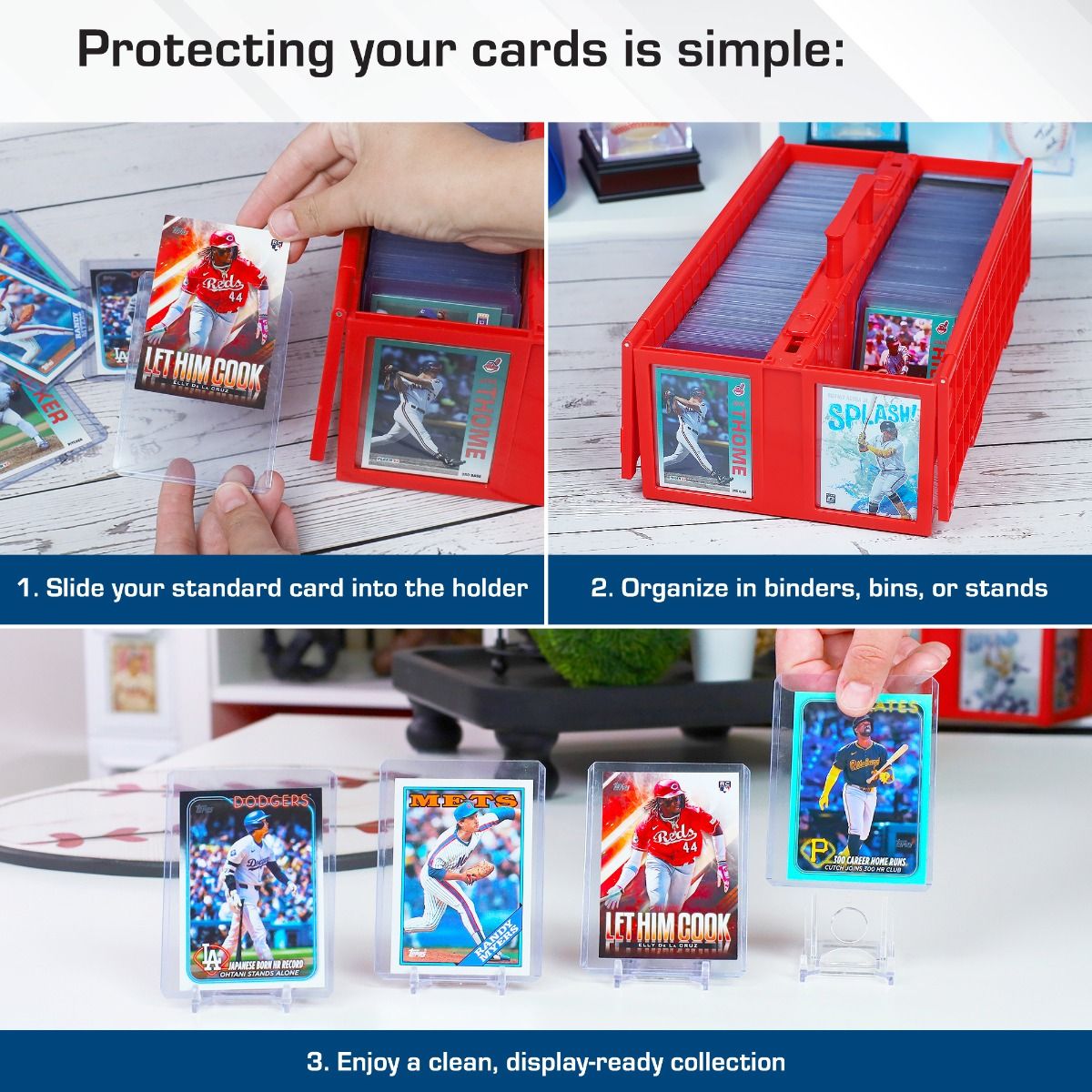 BCW Topload Card Holder 3x4 – Standard (25 Count)
