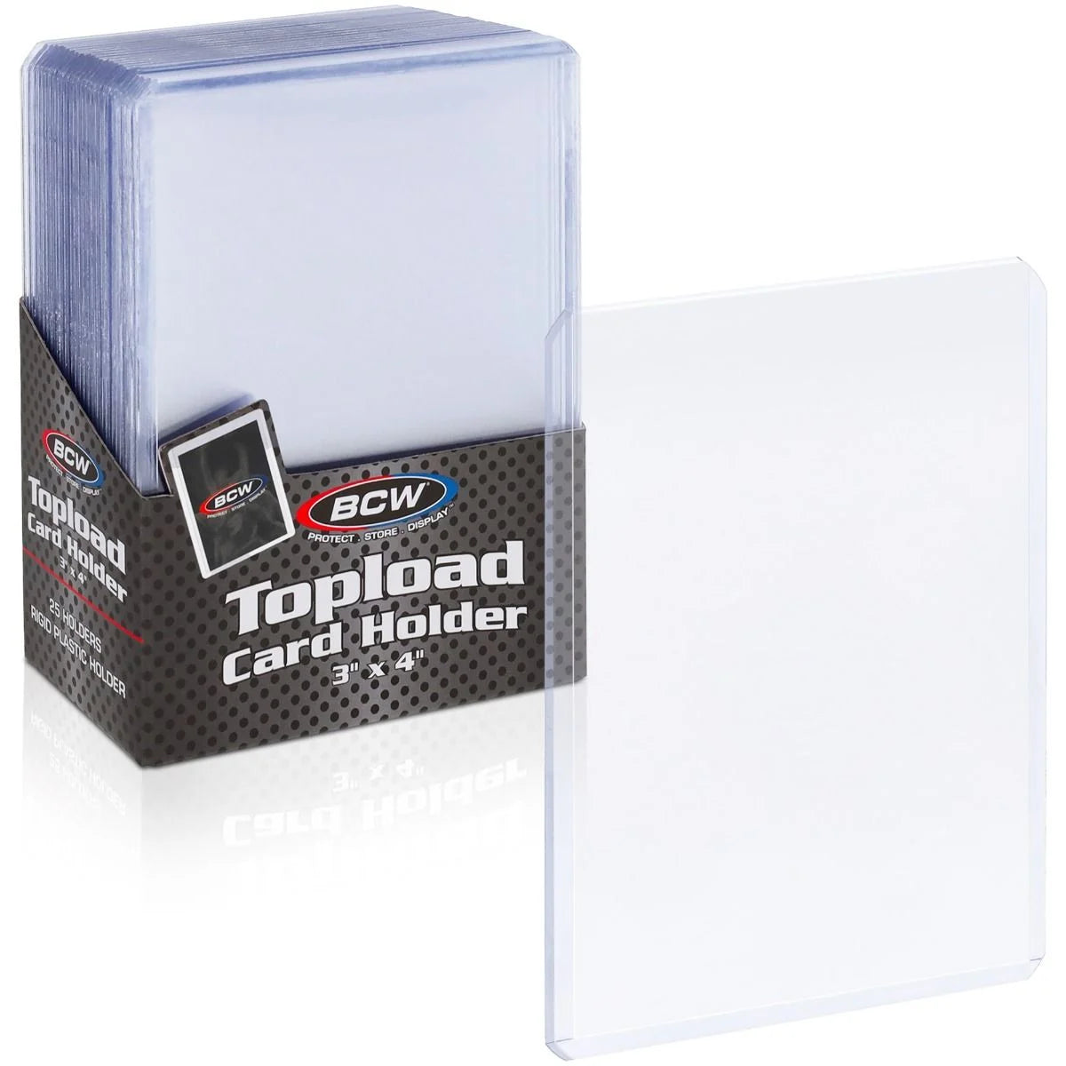 BCW Topload Card Holder 3x4 – Standard (25 Count)