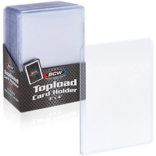 BCW Topload Card Holder 3x4 – Standard (25 Count)