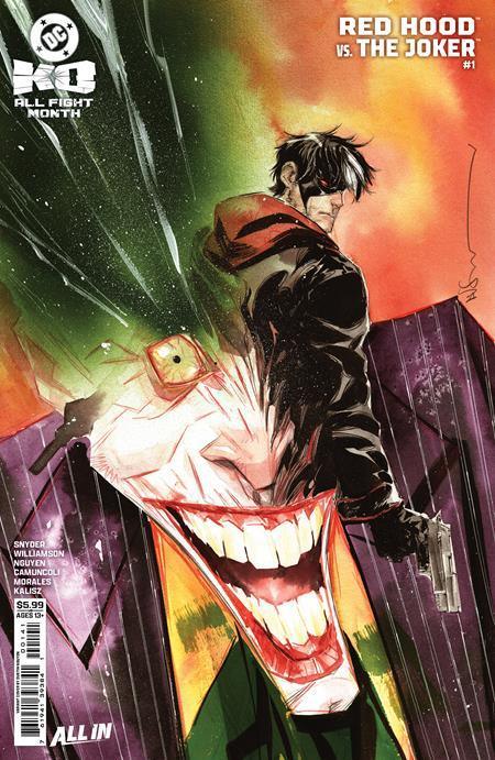 DC K.O. RED HOOD VS JOKER #1 (ONE SHOT) CVR B DUSTIN NGUYEN CARD STOCK VAR - Glass City Comics & Collectibles