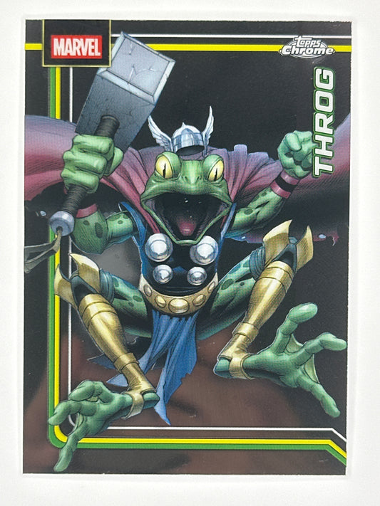 2026 Topps Marvel Chrome 178 Throg Base Card