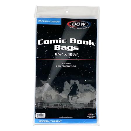 MODERN/CURRENT COMIC BAGS (PACK OF 100)