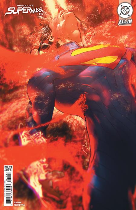 ABSOLUTE SUPERMAN #15 CVR B GERALD PAREL CARD STOCK VAR NM