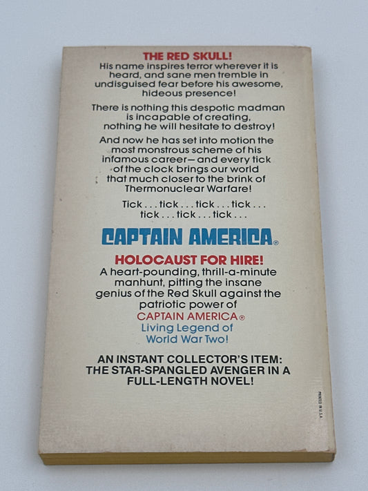 Stan Lee Presents: Captain America Holocaust for Hire by Joseph Silva