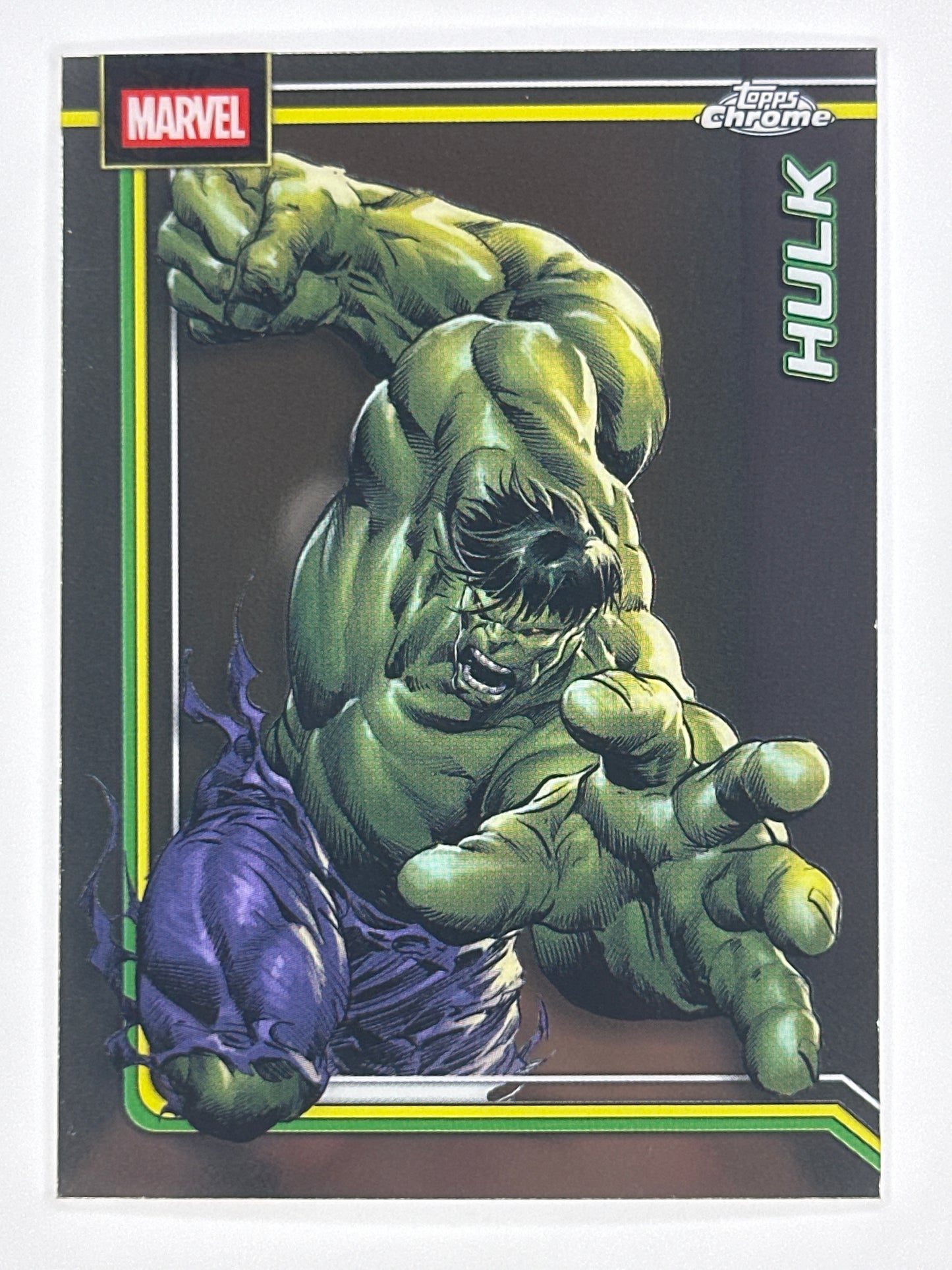 2026 Topps Marvel Chrome 050 Hulk Base Card