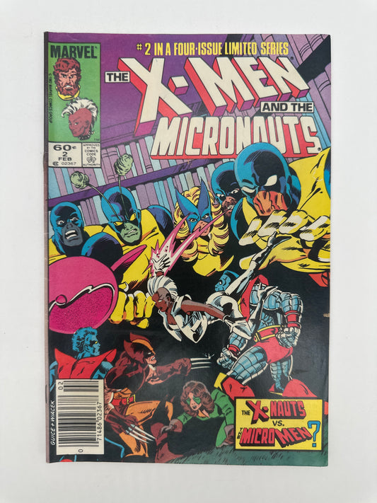 X-Men and The Micronauts #2 Newsstand VF/NM