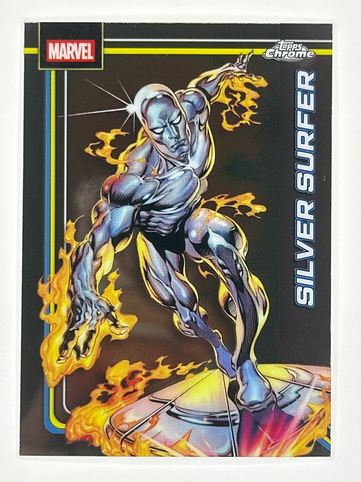 2026 Topps Marvel Chrome 157 Silver Surfer Base Card
