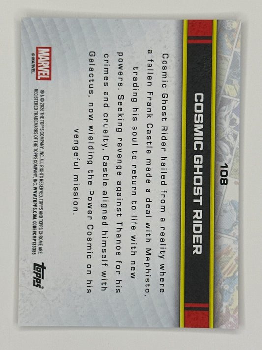 2026 Topps Marvel Chrome 108 Cosmic Ghost Rider Base Card