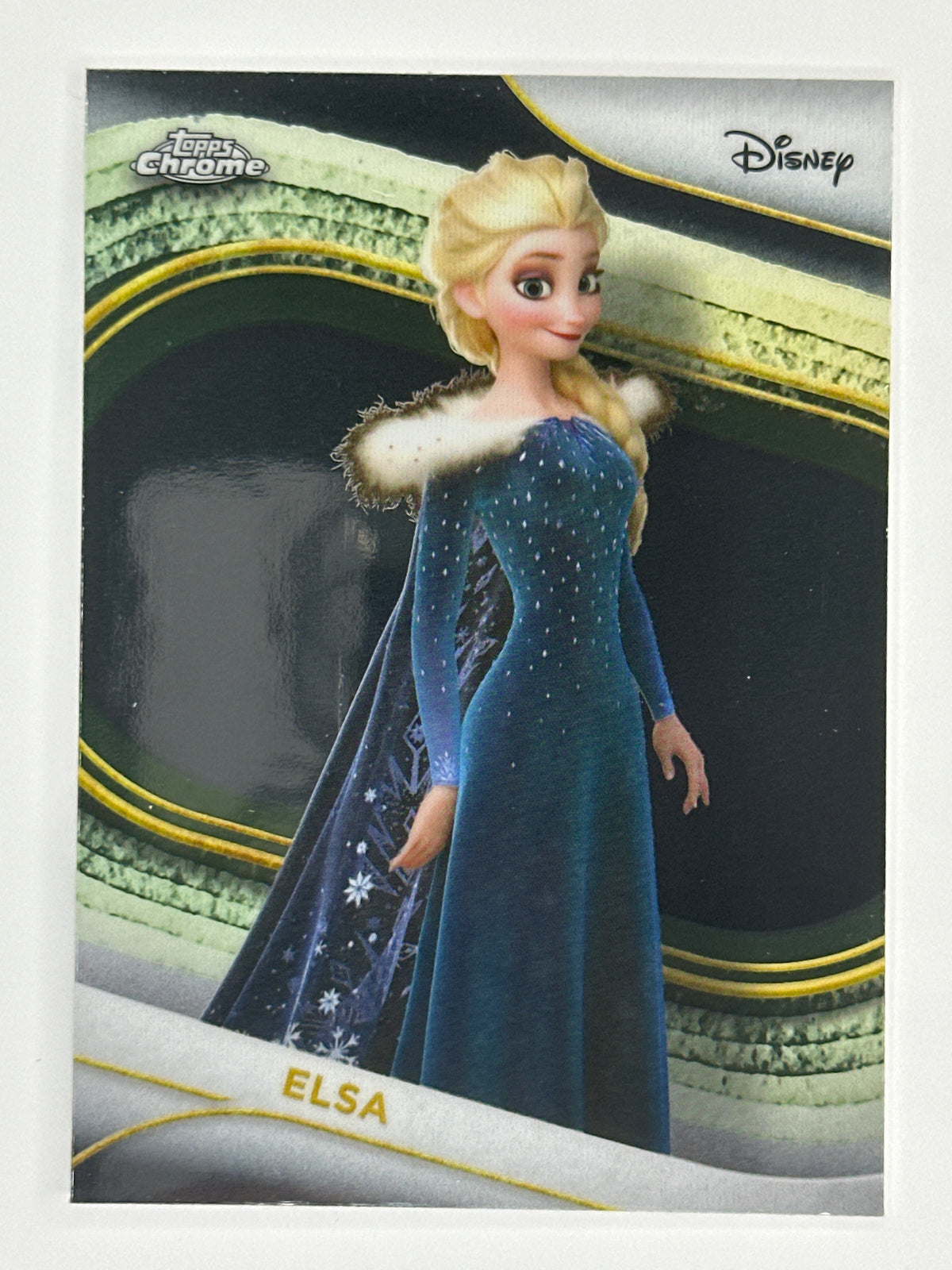 2025 Topps Disney Chrome 111 Elsa Base Card