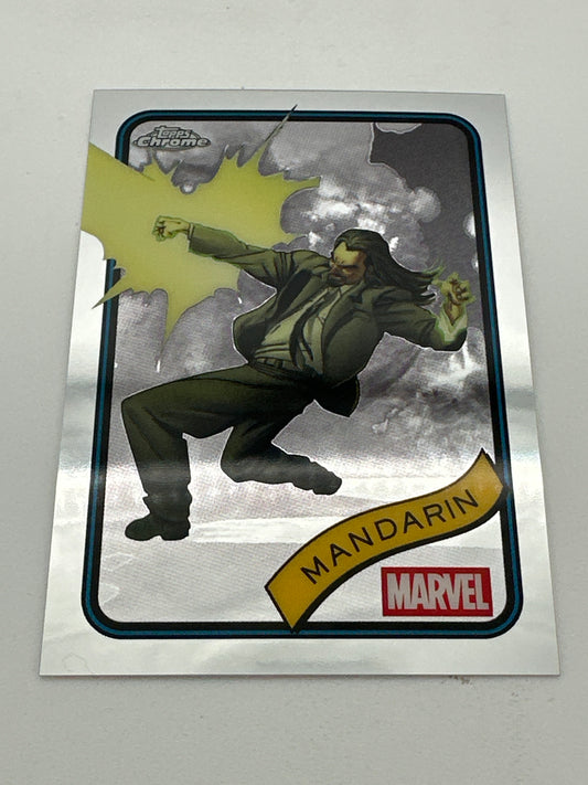 Marvel Topps Chrome Mandarin Base
