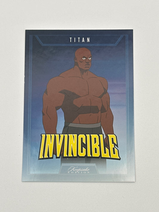 2025 Invincible Season 1 Keepsake Trading Card #110 Titan Base Card