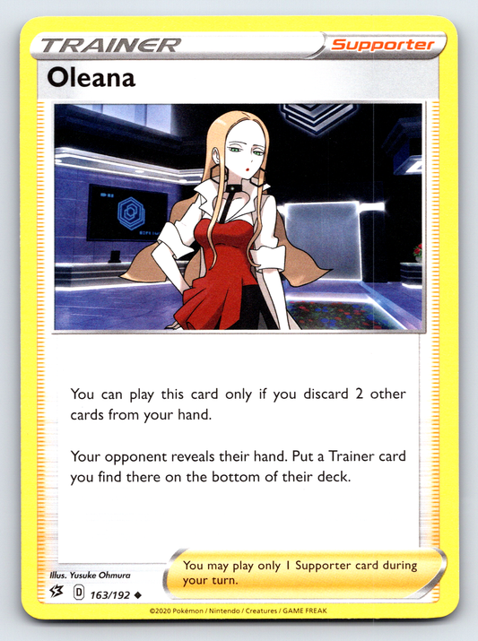 Pokémon Trading Card Game Sword & Shield Rebel Clash RCL 163/192 Oleana
