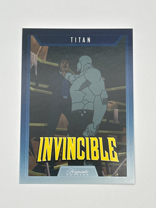 2025 Invincible Season 1 Keepsake Trading Card #097 Titan Base Card