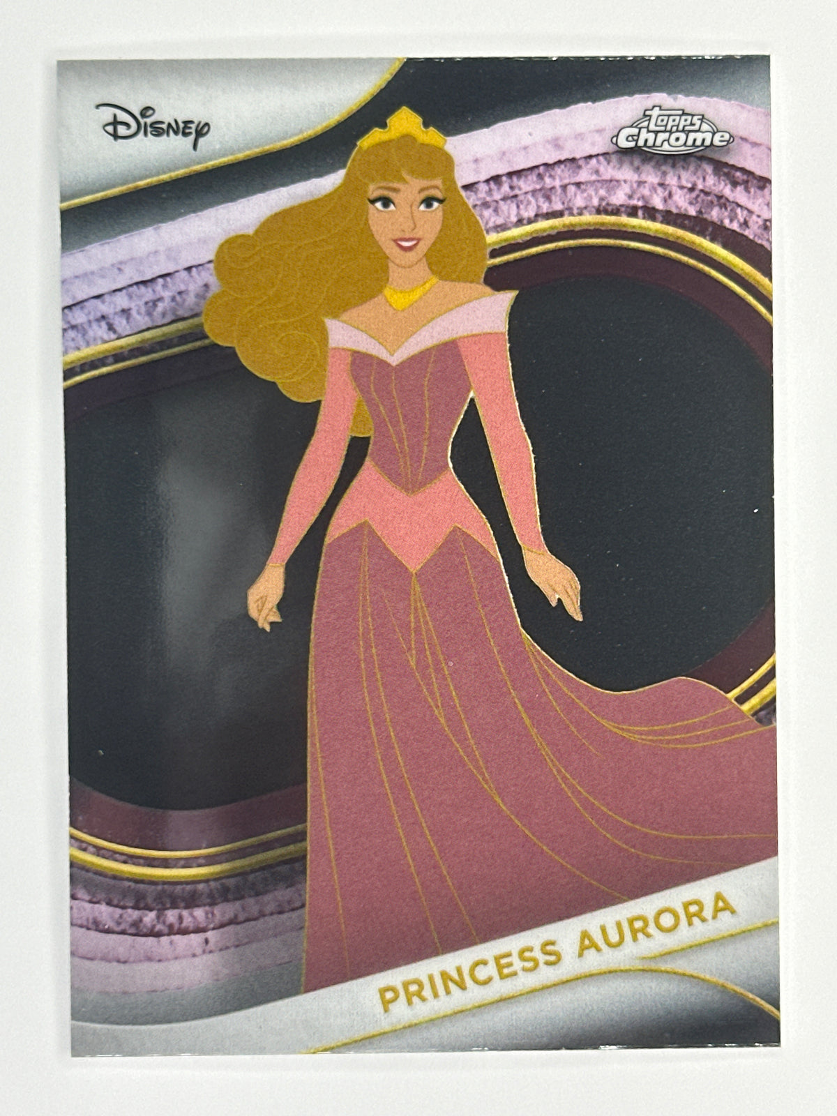 2025 Topps Disney Chrome 120 Princess Aurora Base Card