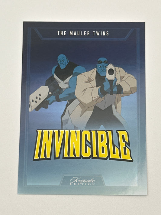 2025 Invincible Season 1 Keepsake Trading Card #040 The Mauler Twins Base Card