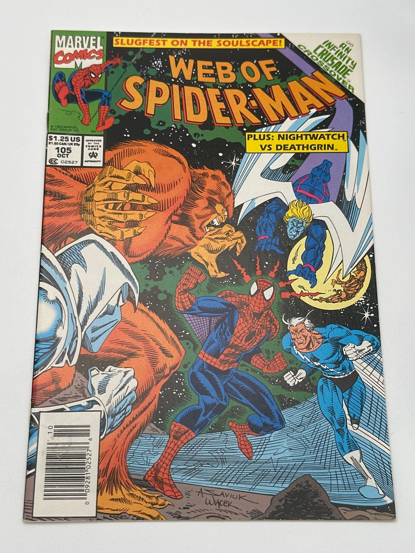 Web of Spider-Man Newsstand #105 VF