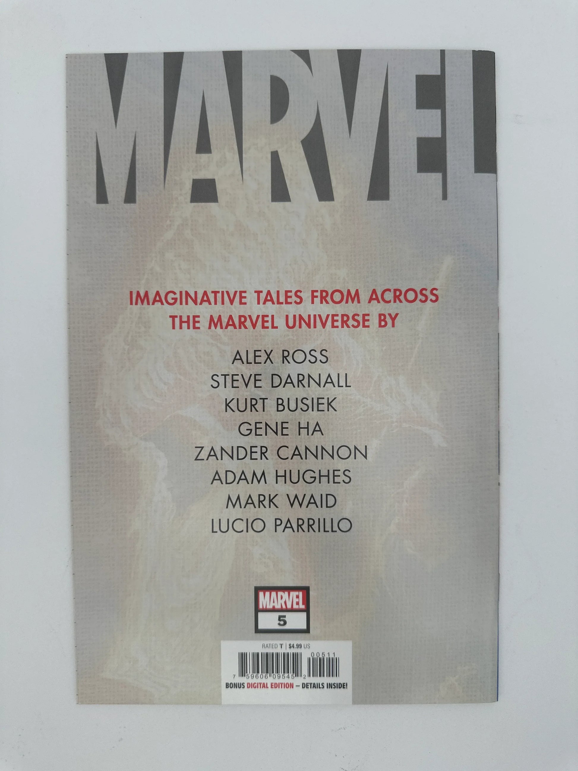 Marvel #5 Alex Ross Cover NM - Glass City Comics & Collectibles