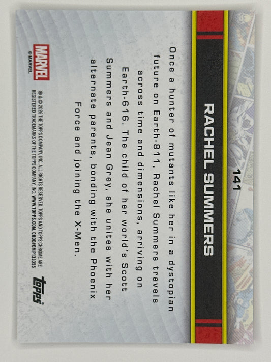 2026 Topps Marvel Chrome 141 Rachel Summers Base Card
