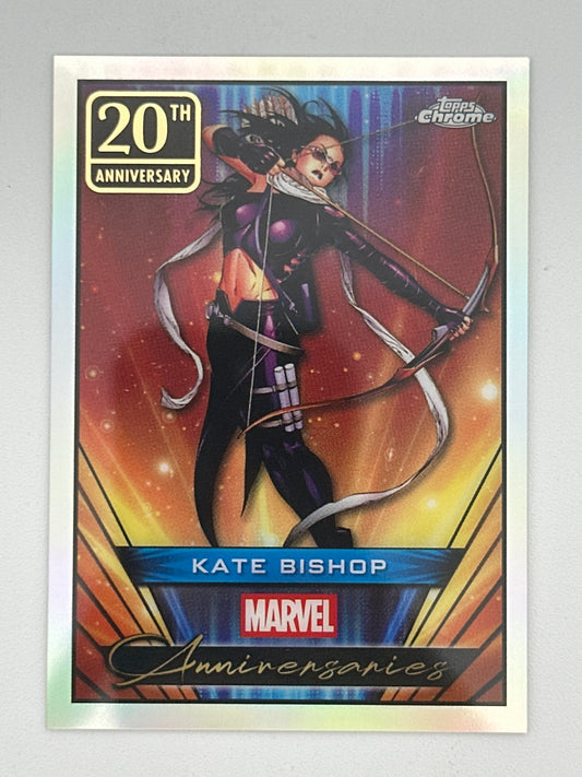 Marvel Topps Chrome Anniversaries Kate Bishop
