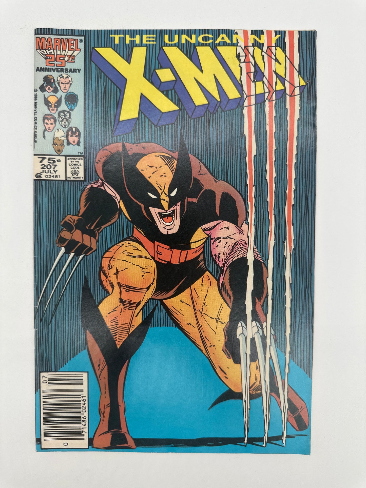 Uncanny X-Men #207 Newsstand VF/NM