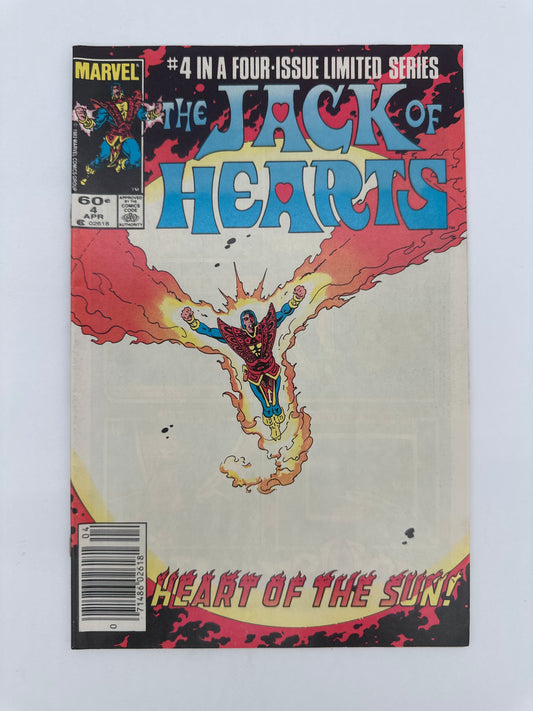 Jack of Hearts #4 Newsstand VF/NM