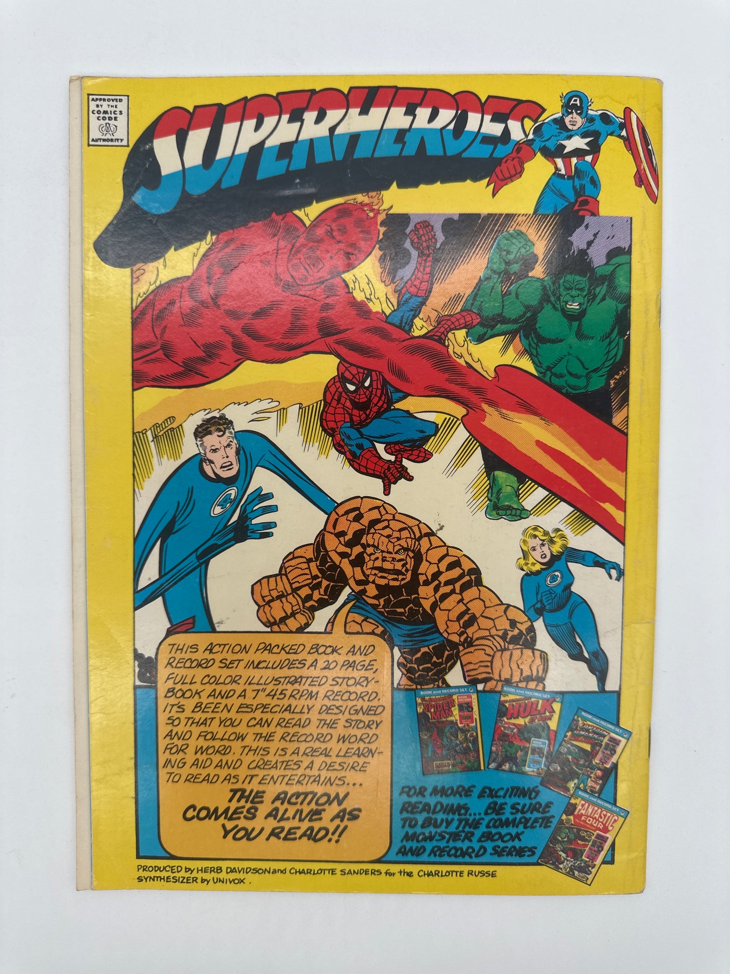 Superman Book and Record (Missing Record) FN