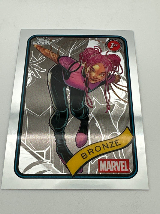 Marvel Topps Chrome Bronze Base