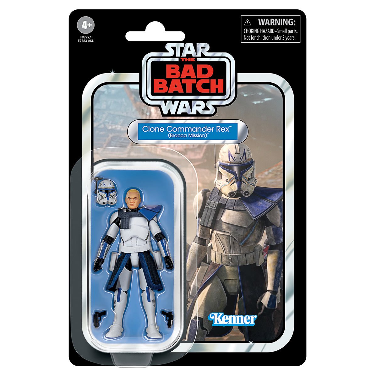 Star Wars The Vintage Collection Clone Commander Rex, The Bad Batch Action Figure (3.75”)