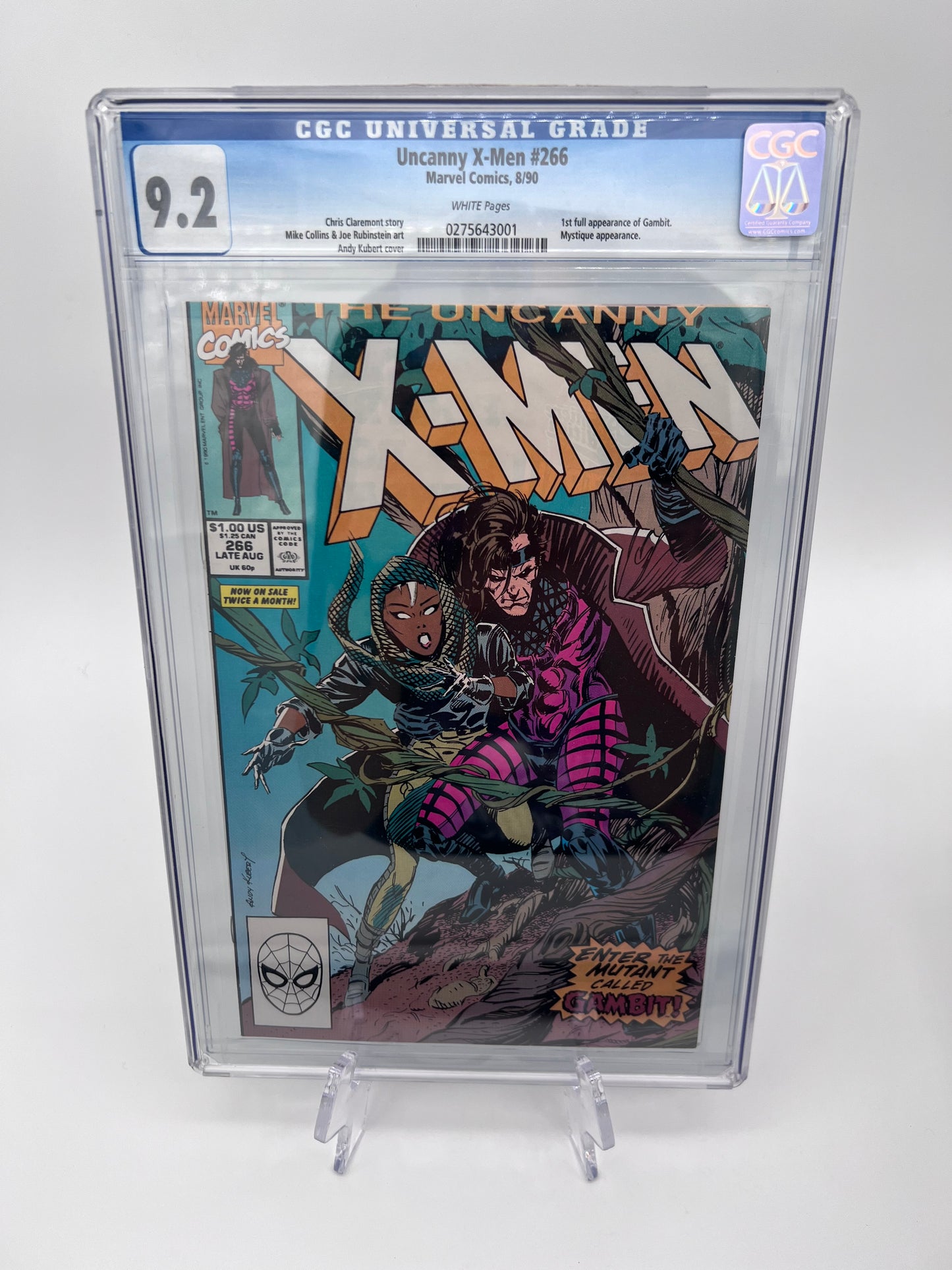 Uncanny X-Men #266 Graded (1st Appearance of Gambit)